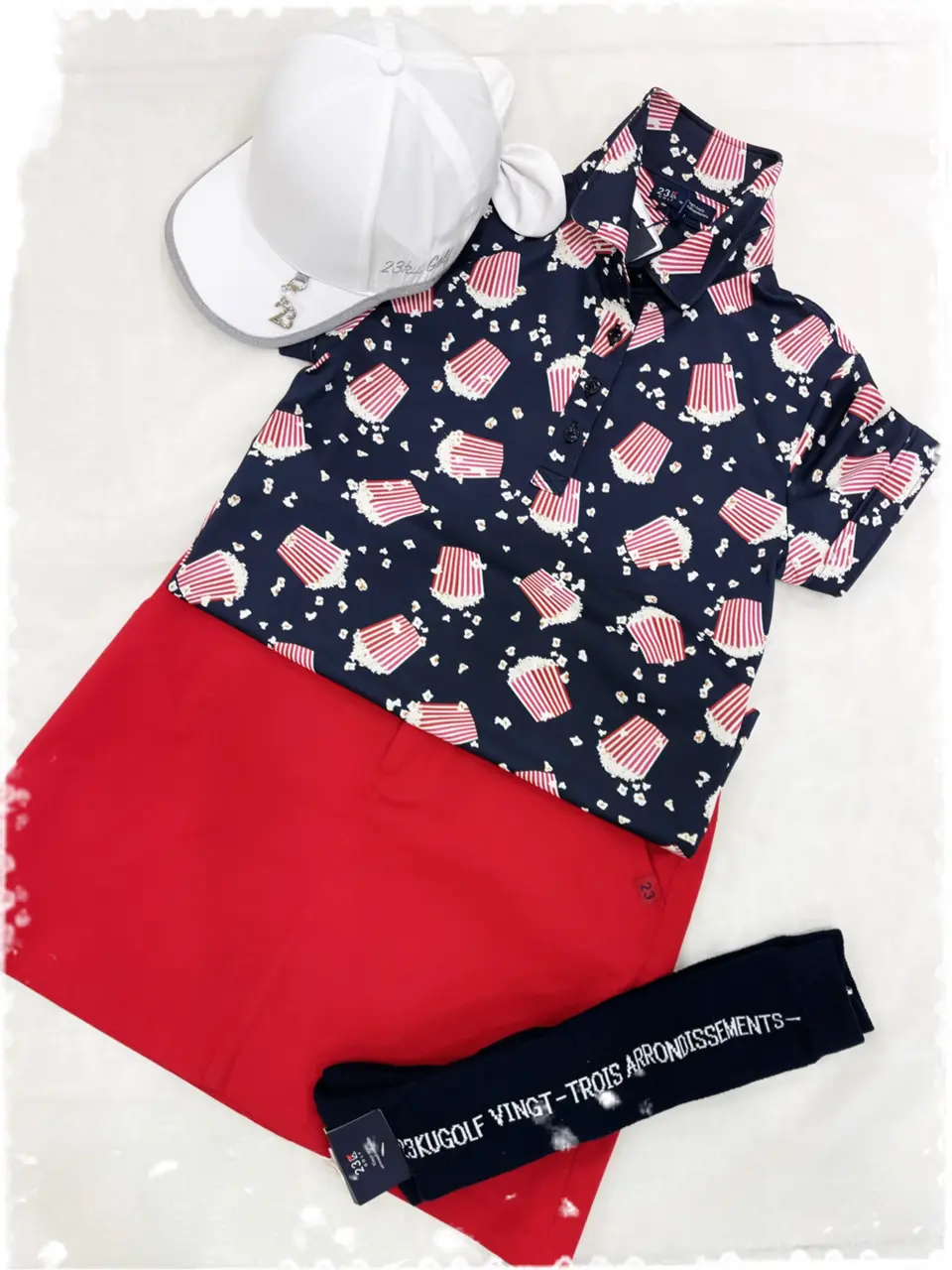 23区GOLF 八尋 コーディネート画像