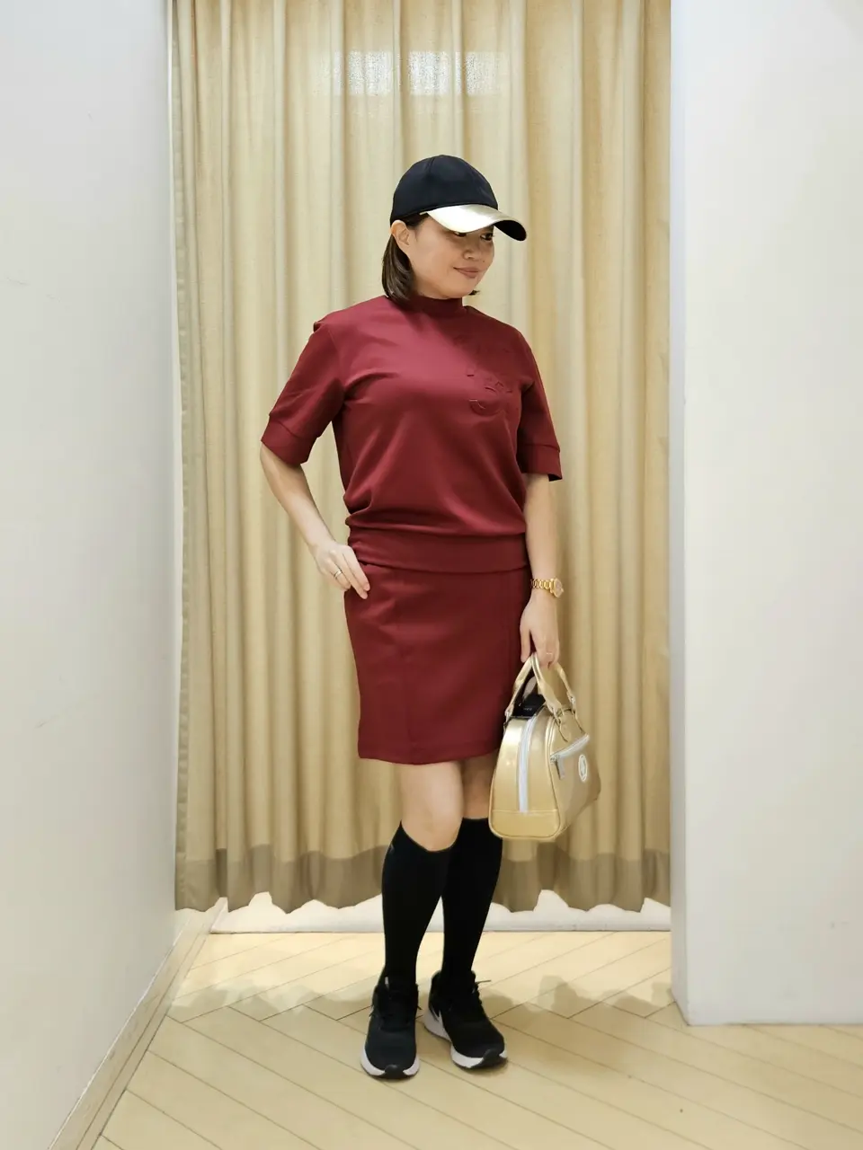 新品タグ付】23区ゴルフ・ジップアップ ベスト パープル ワッペン付 L