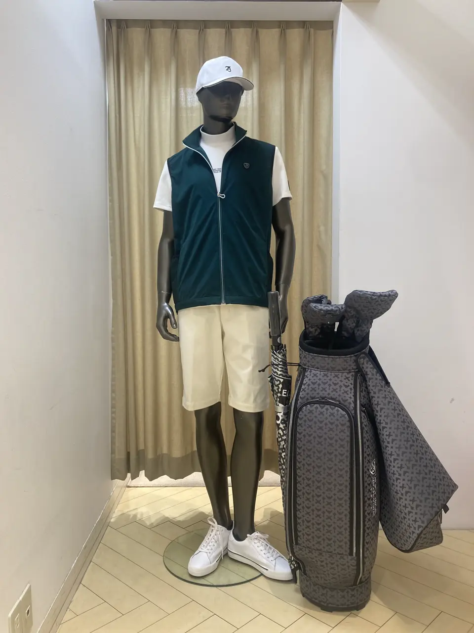 23区GOLF レディース ストレッチ ロングパンツ タグ付き 美品23区 GOLF