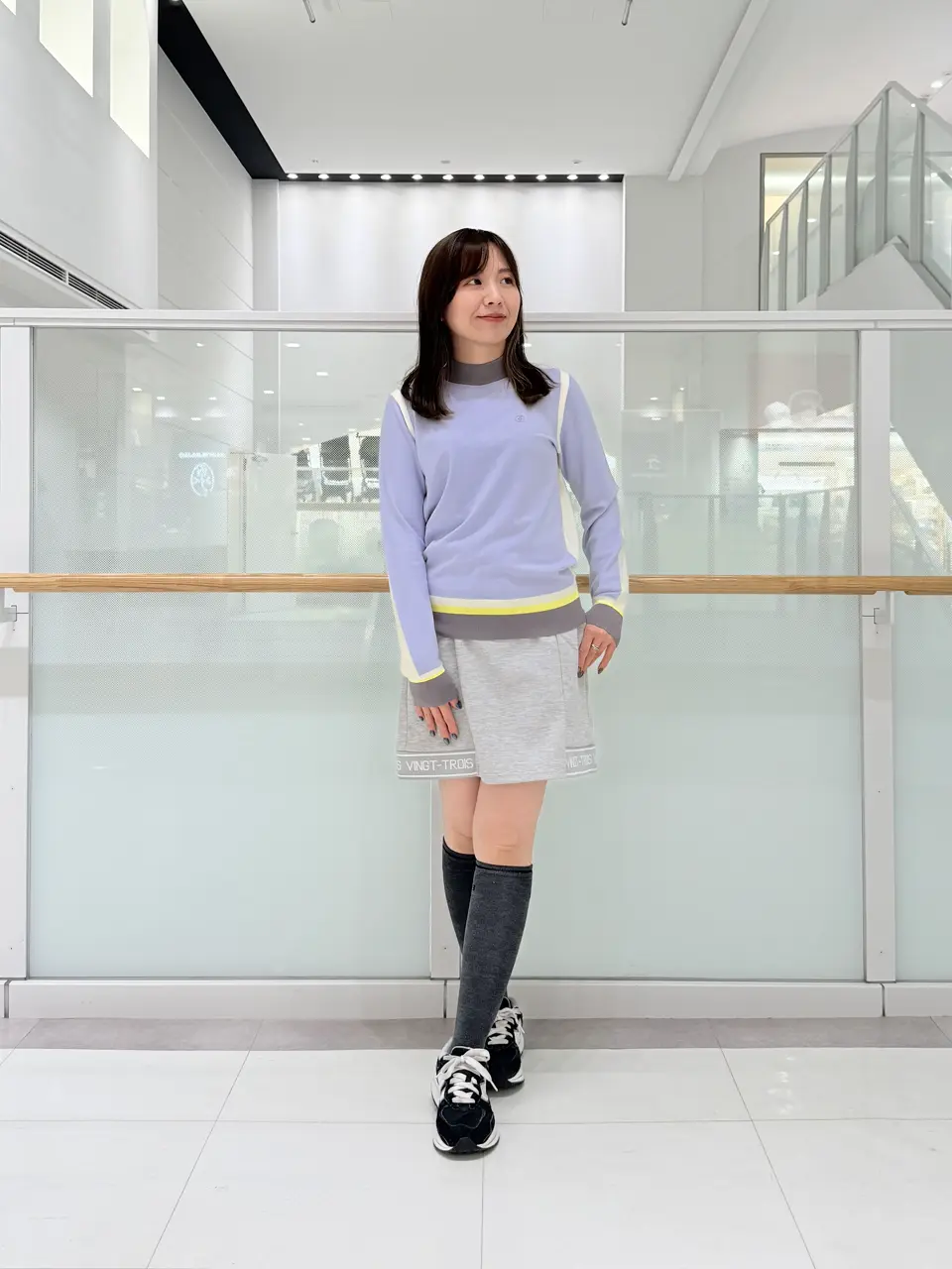 ２３区 ポロシャツとチェックスカート(２枚)のセット 150-170㎝】サイドプリーツチェック スカート / 組曲 KIDS