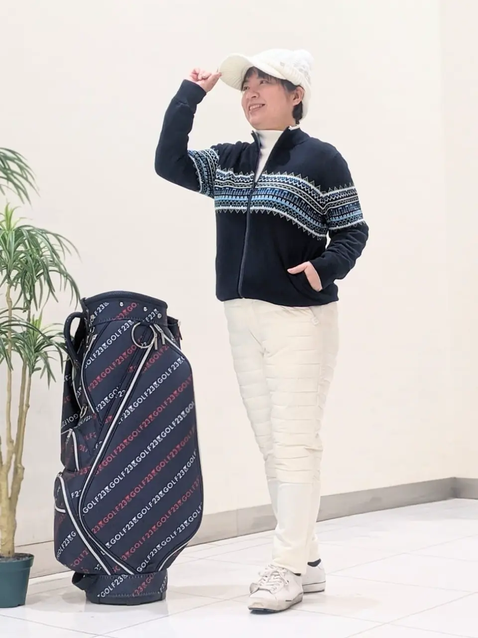 23区GOLF 市川真理子 コーディネート画像