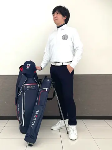 23区GOLF 藤田 コーディネート画像