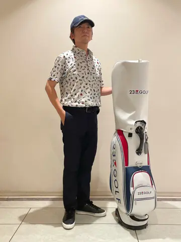 23区GOLF 藤田 コーディネート画像