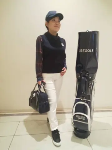 23区GOLF 林 コーディネート画像