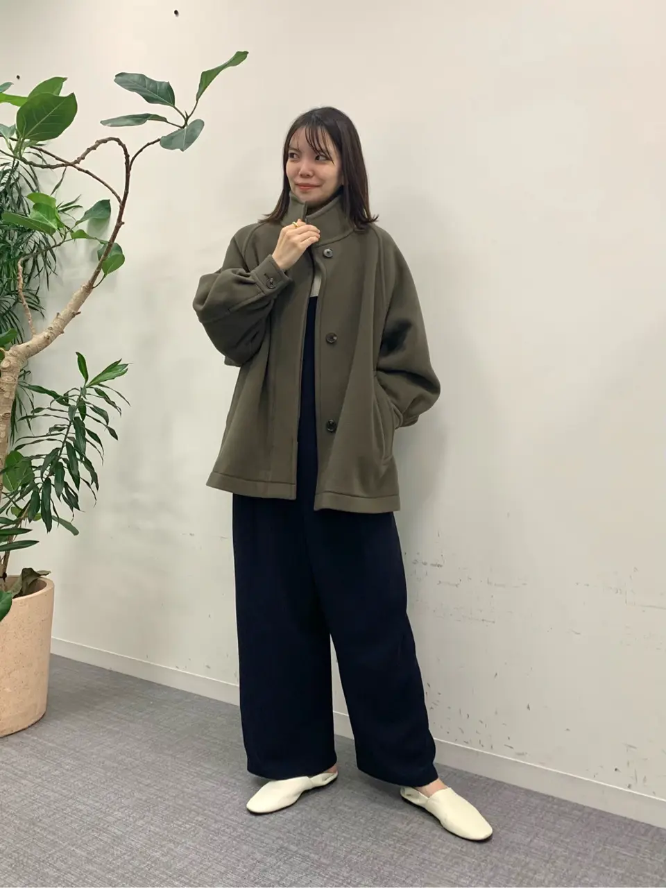 #Newans 若杉 コーディネート画像