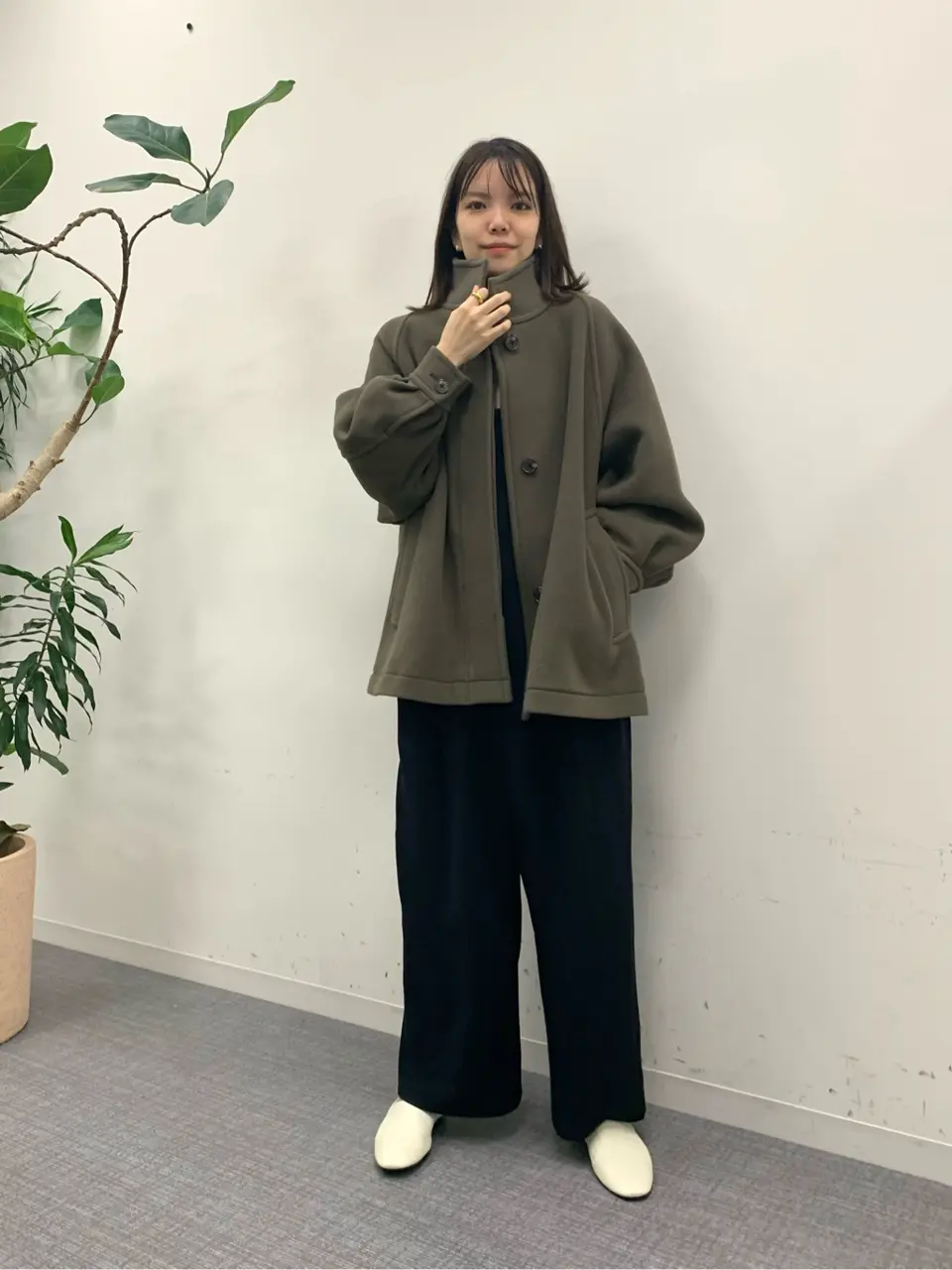 #Newans 若杉 コーディネート画像