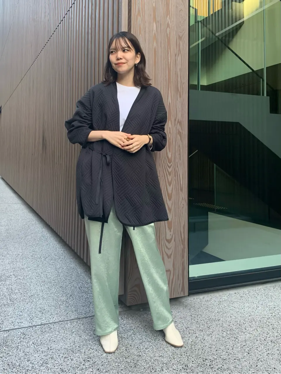 #Newans 若杉 コーディネート画像