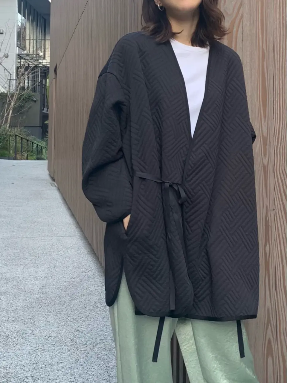 #Newans 若杉 コーディネート画像