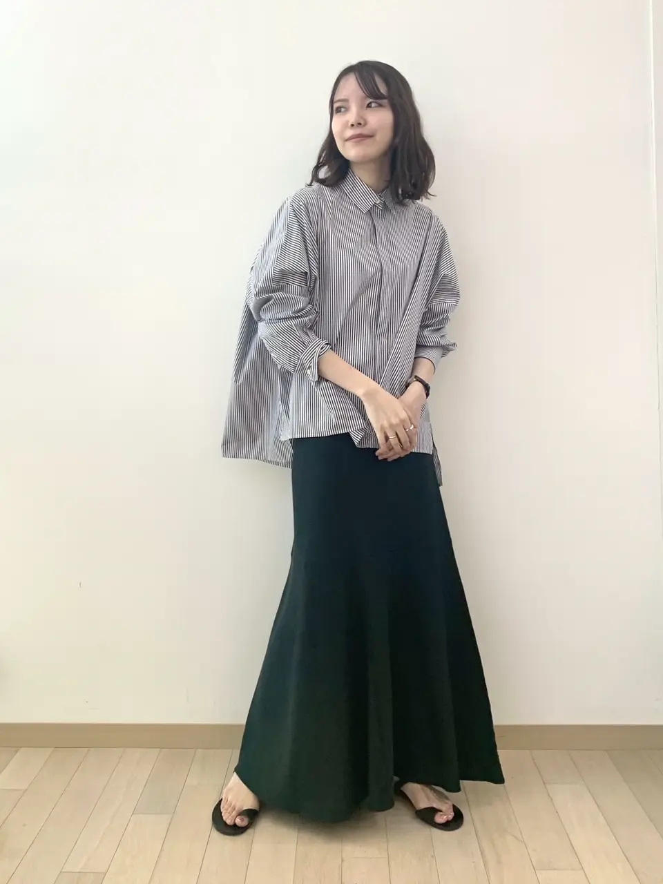 #Newans 若杉 コーディネート画像