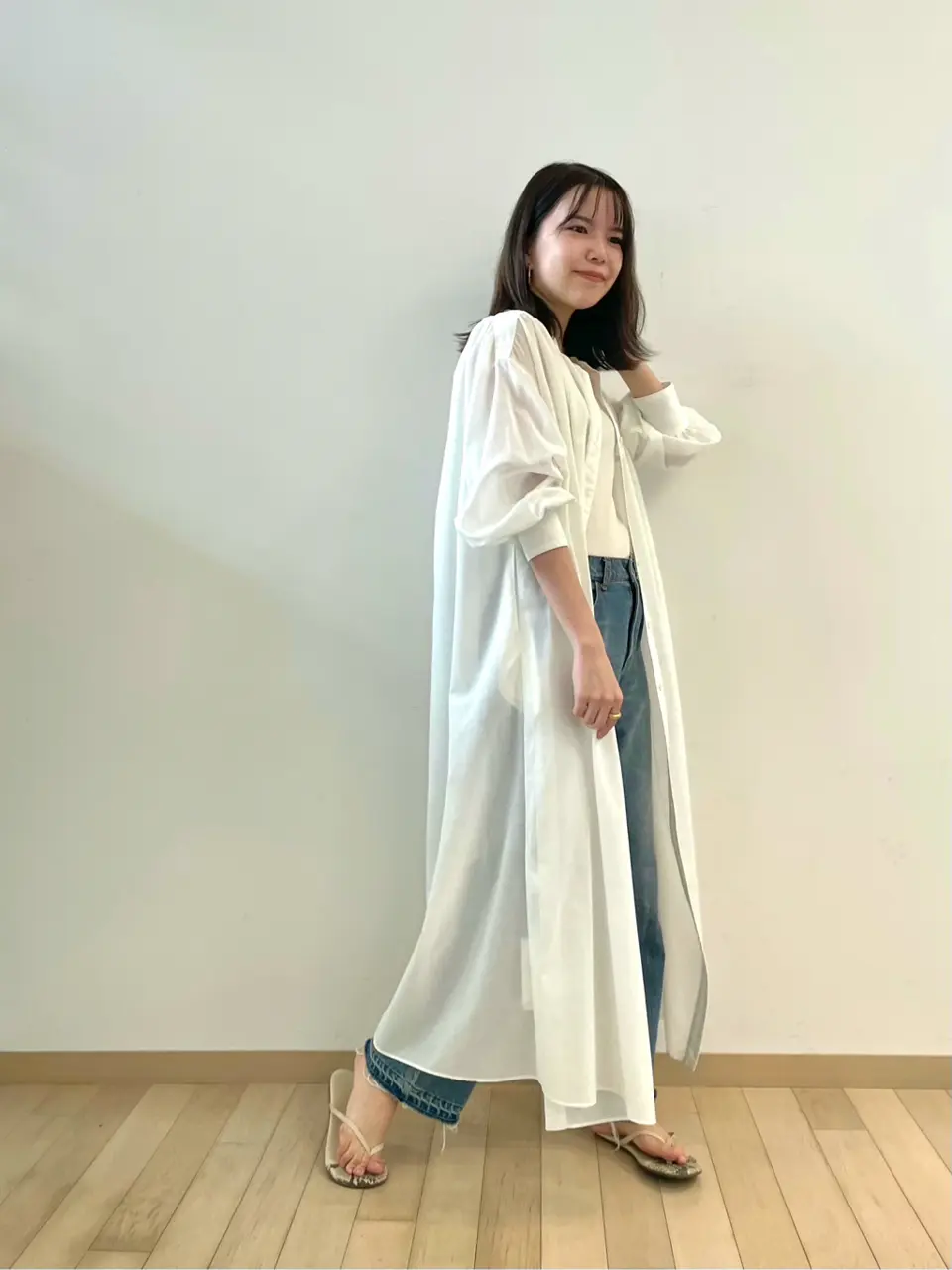 #Newans 若杉 コーディネート画像