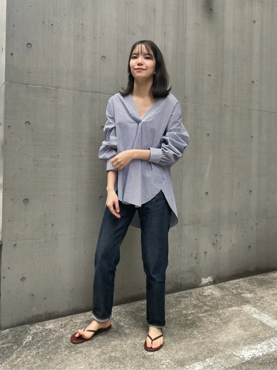 #Newans 若杉 コーディネート画像