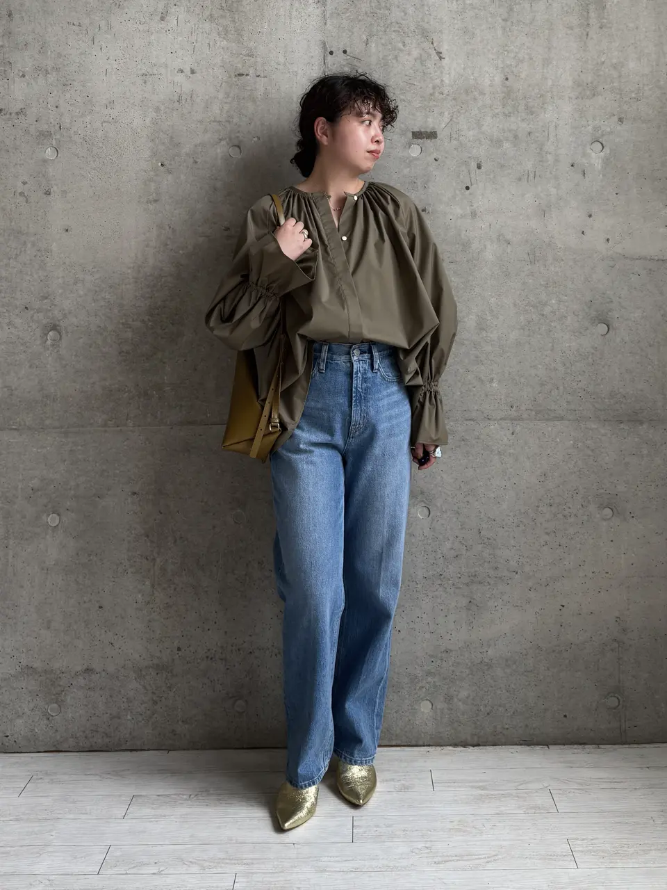 【新品】Newans♡ニュアンス フリルブルゾン 撥水加工付きレインコート0 OMNES（ファッション） ブルゾン アウター 撥水加工ナイロンノー