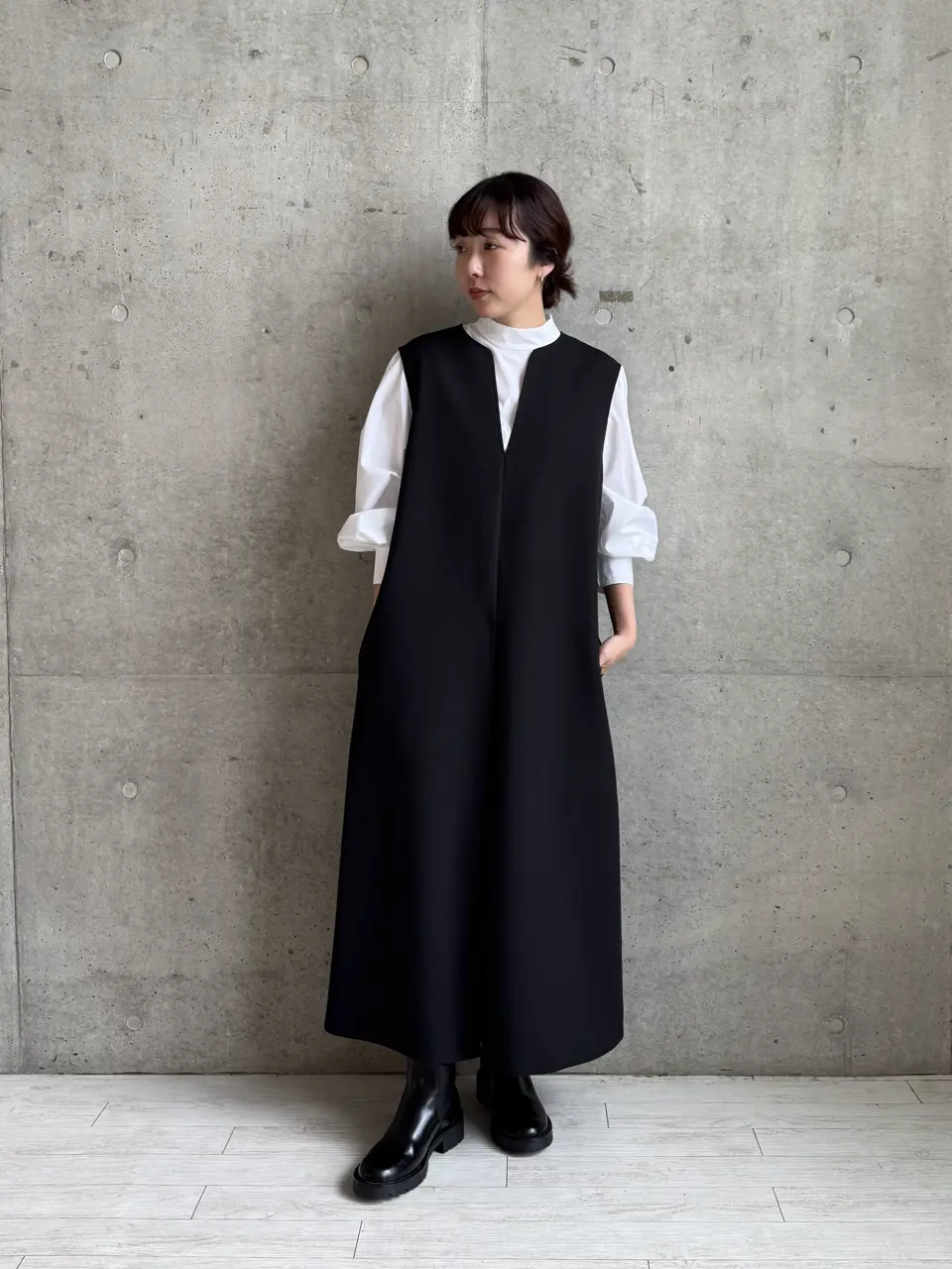 #newans 袖ゴムデザインシャツ　サイズ1 新品 newans 袖ゴムデザインシャツ サイズ1 新品買う