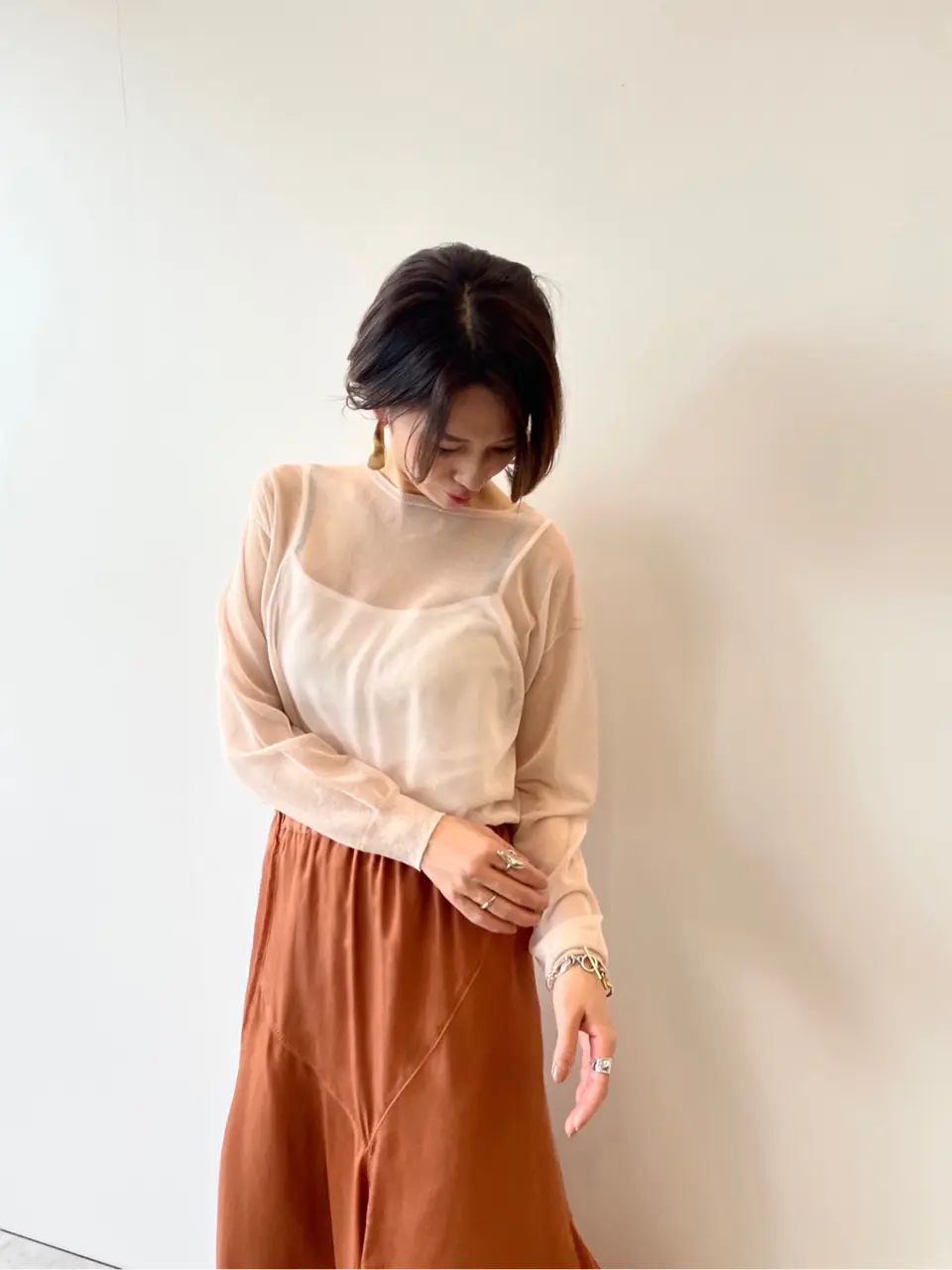 #Newans 田野井 コーディネート画像