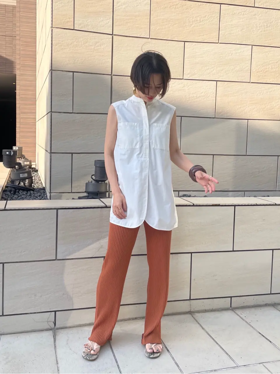 #Newans 田野井 コーディネート画像