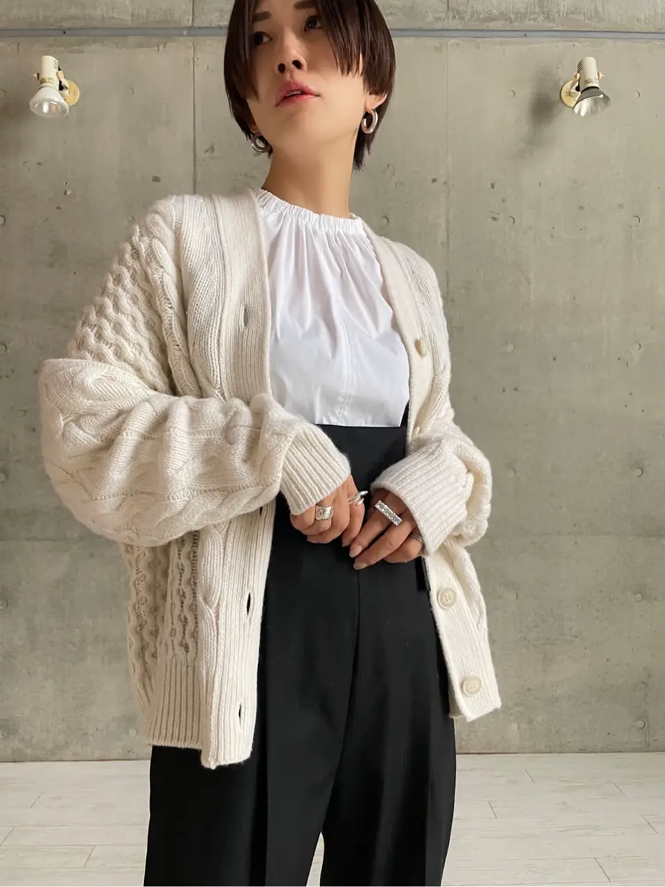 #Newans 田野井 コーディネート画像