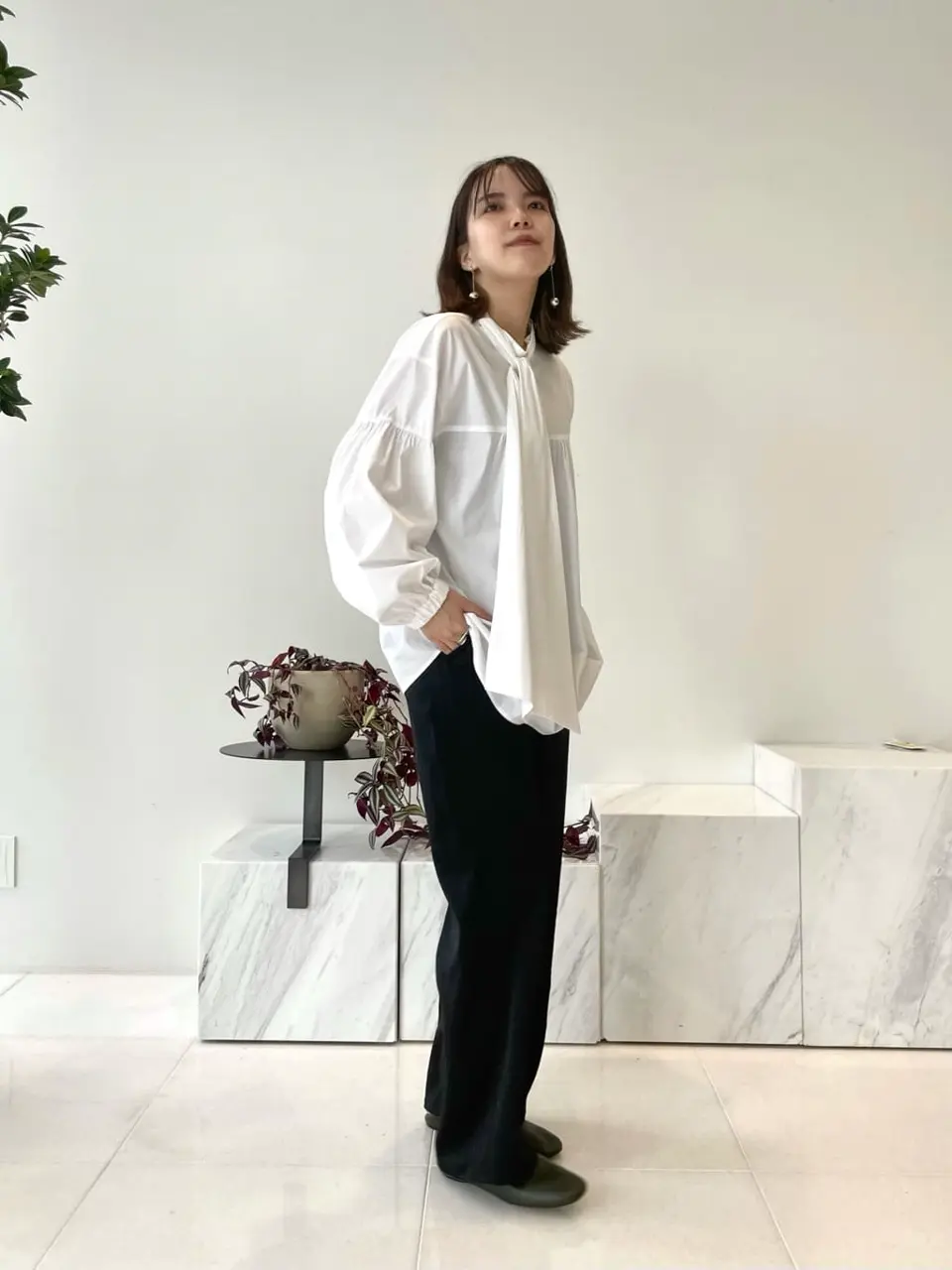 #Newans 若杉 コーディネート画像