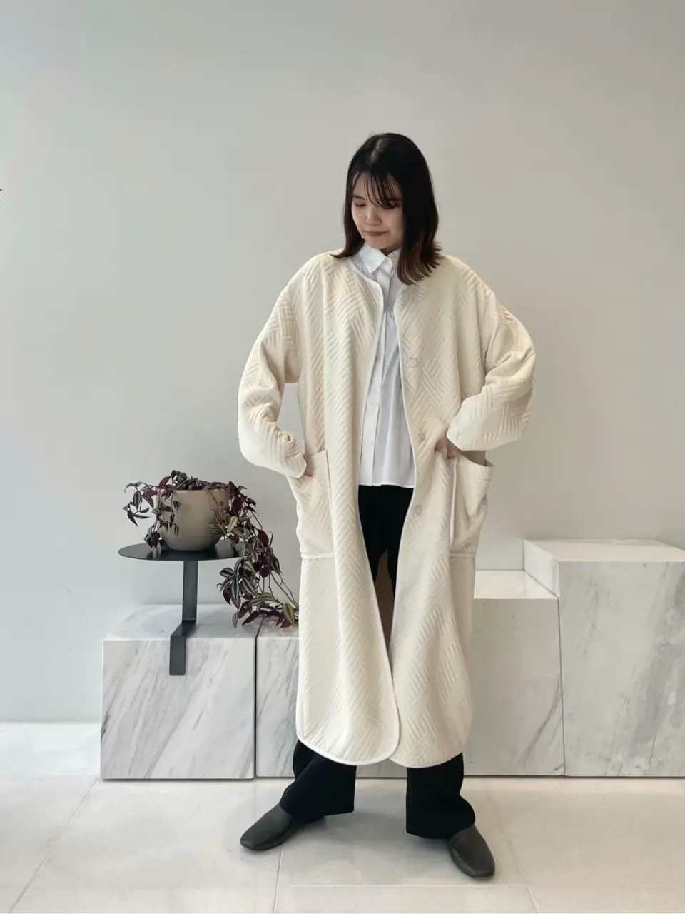 #Newans 若杉 コーディネート画像