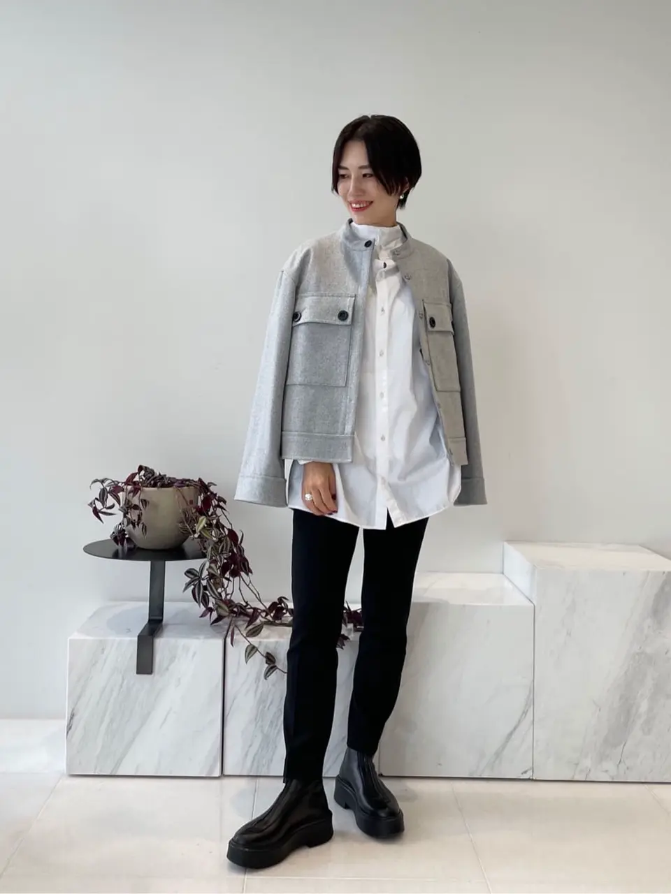 #Newans 田野井 コーディネート画像