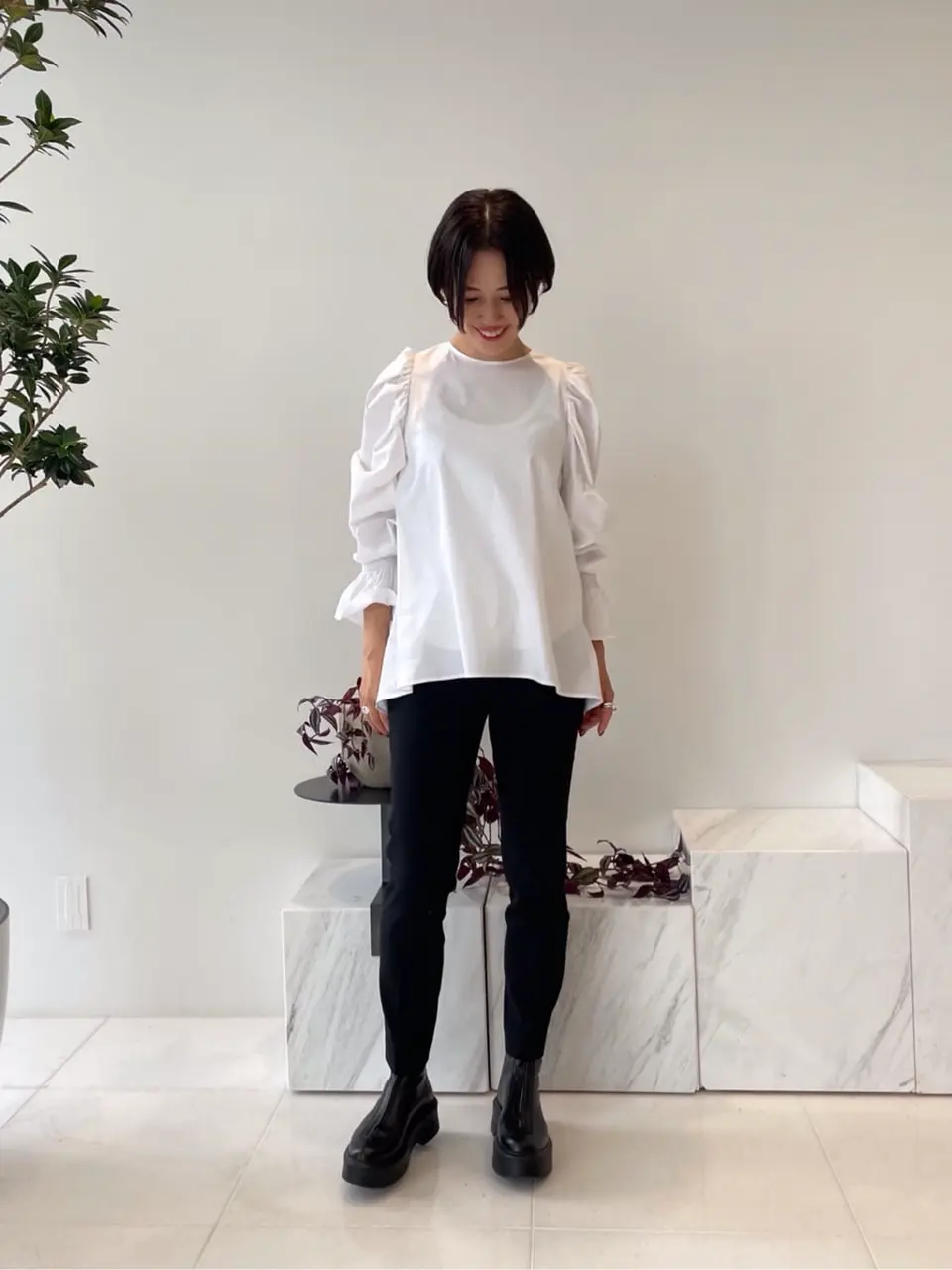 #Newans 田野井 コーディネート画像