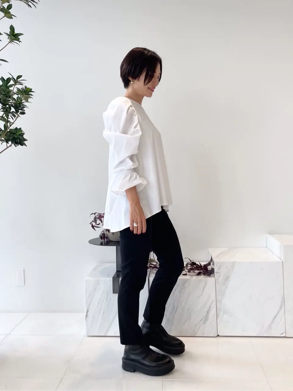 #Newans 田野井 コーディネート画像