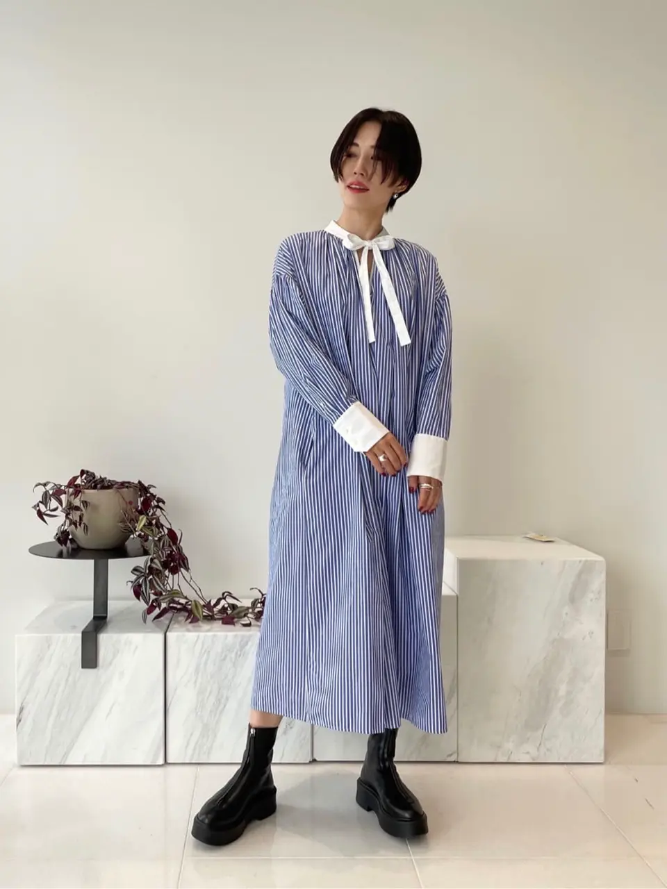 #Newans 田野井 コーディネート画像