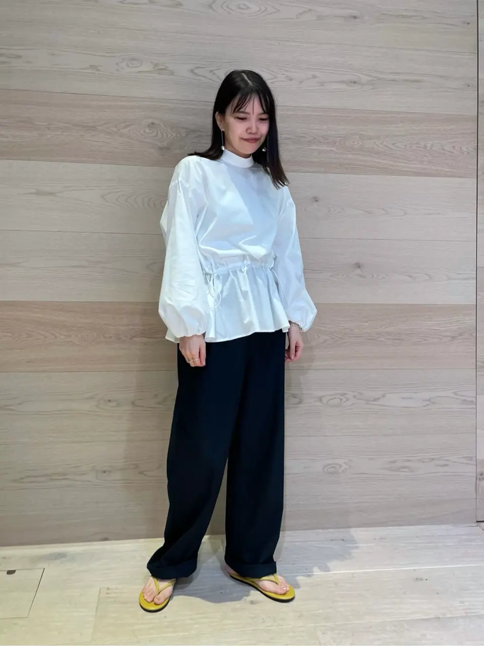 #Newans 若杉 コーディネート画像