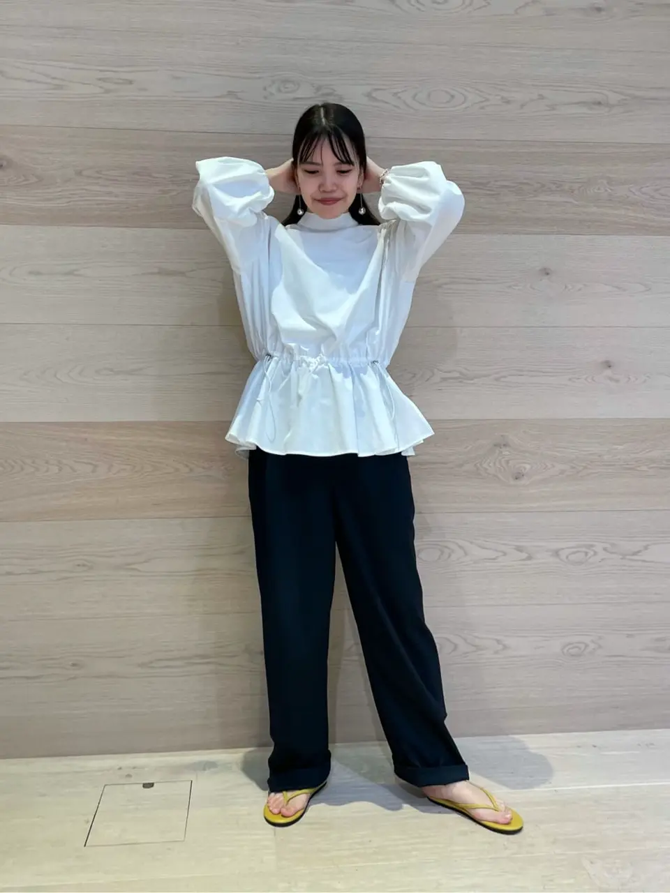 #Newans 若杉 コーディネート画像