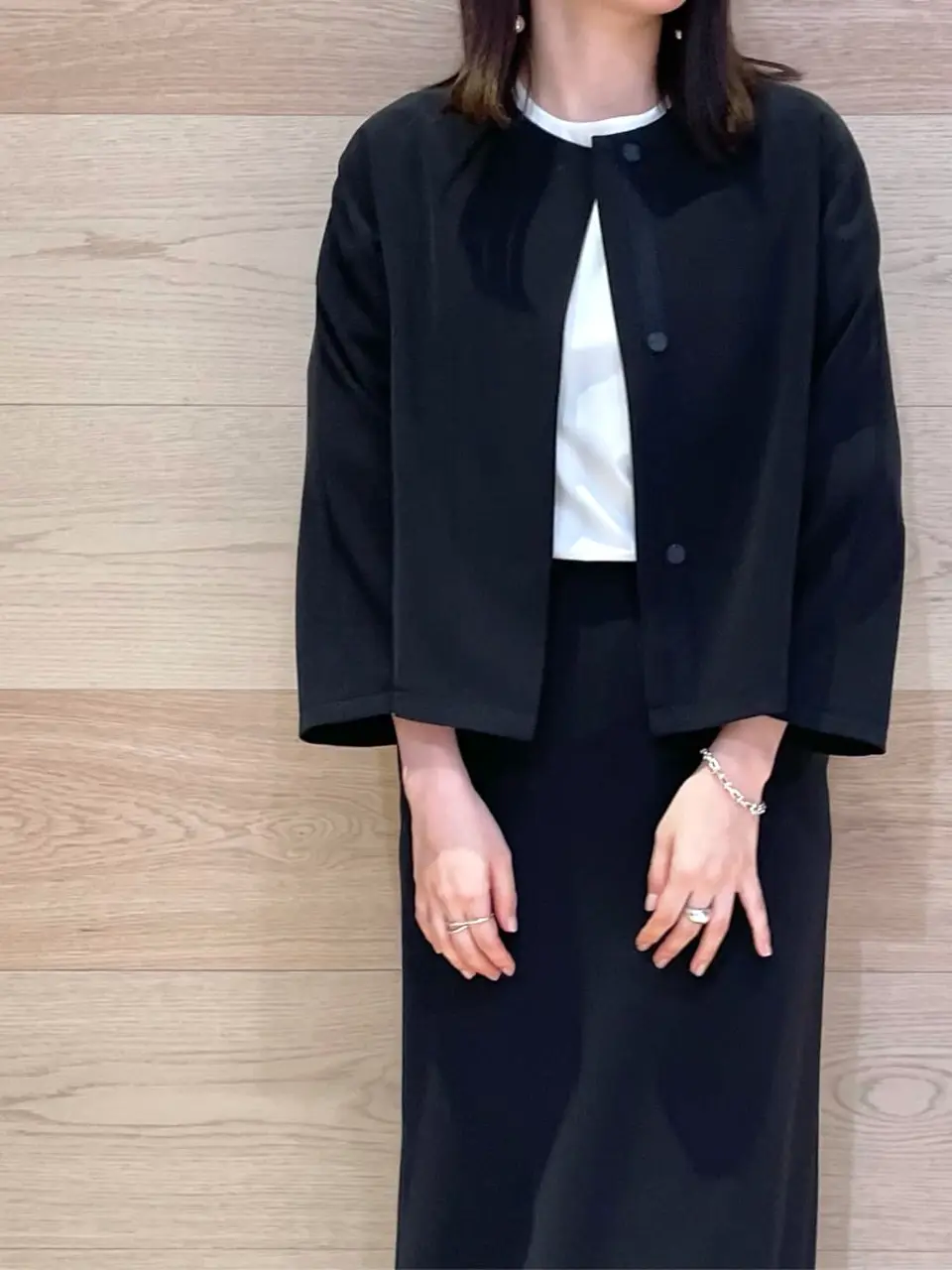 #Newans 若杉 コーディネート画像