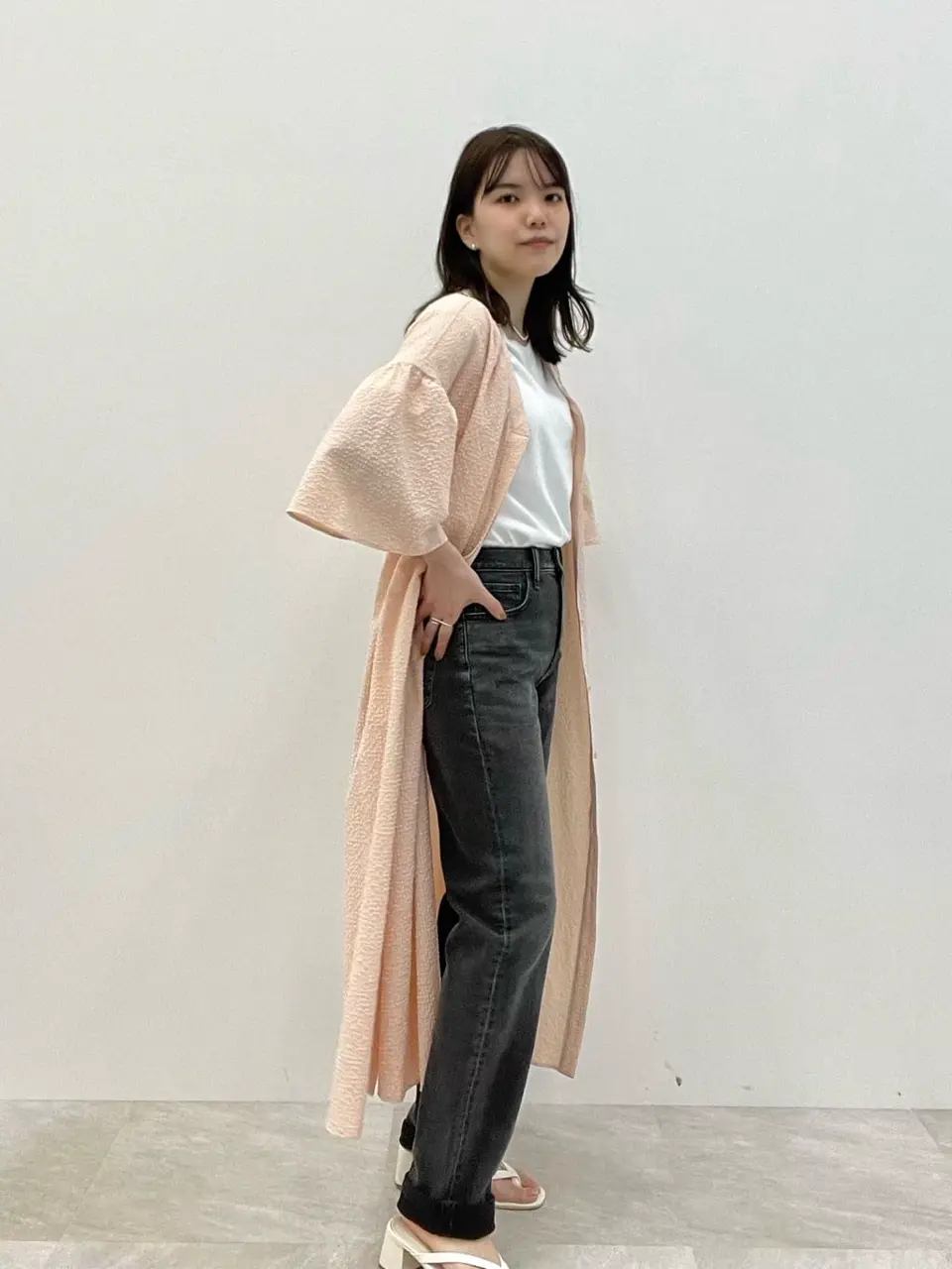 #Newans 若杉 コーディネート画像