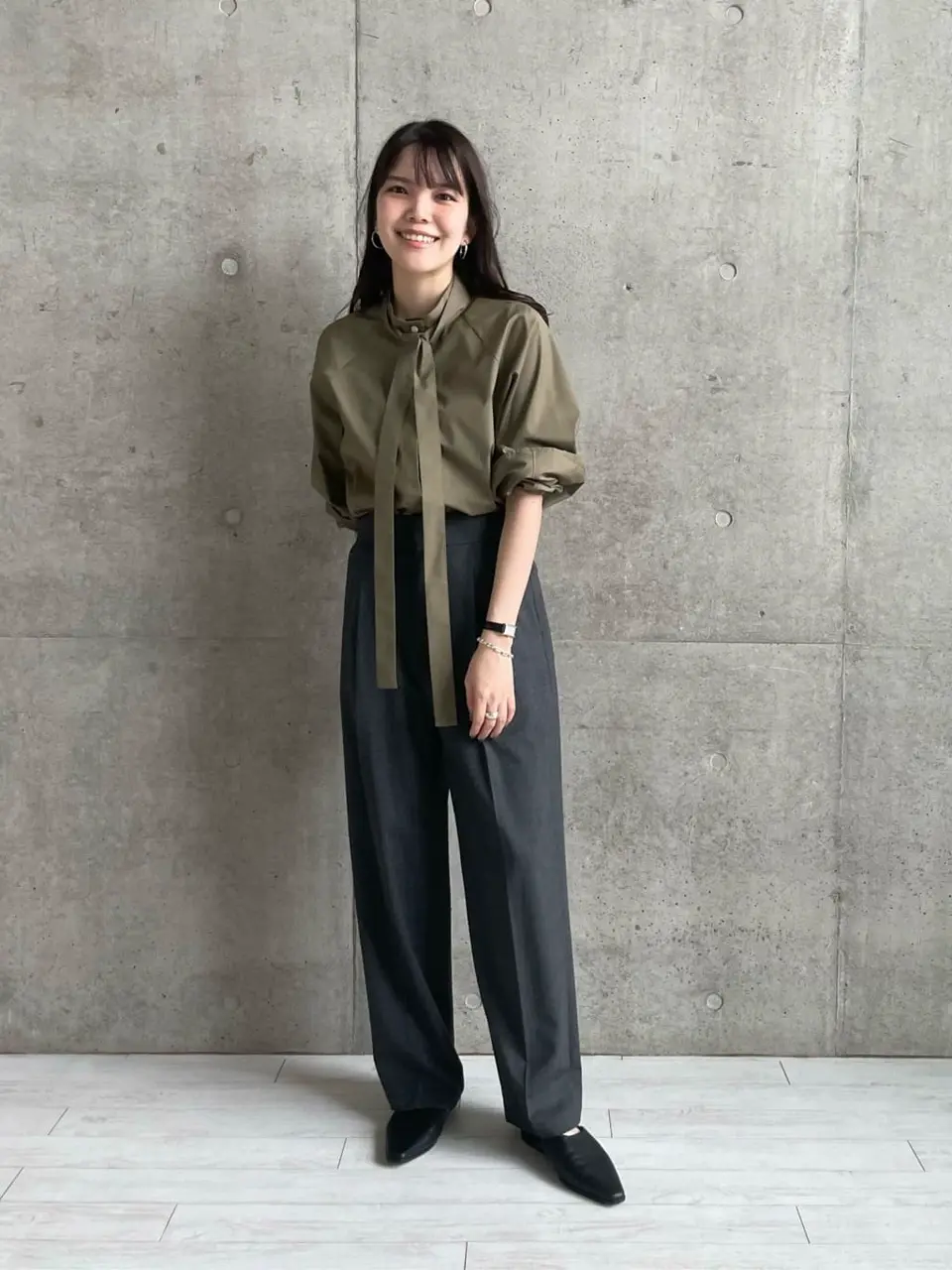 #Newans 若杉 コーディネート画像