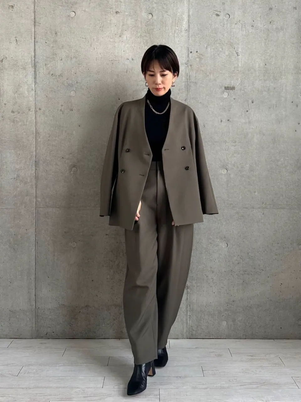 #Newans 田野井 コーディネート画像