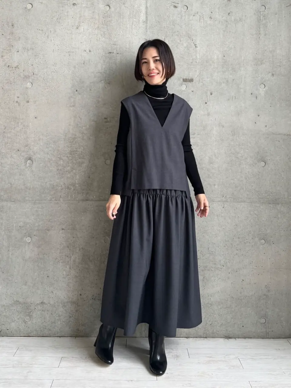 #Newans 田野井 コーディネート画像