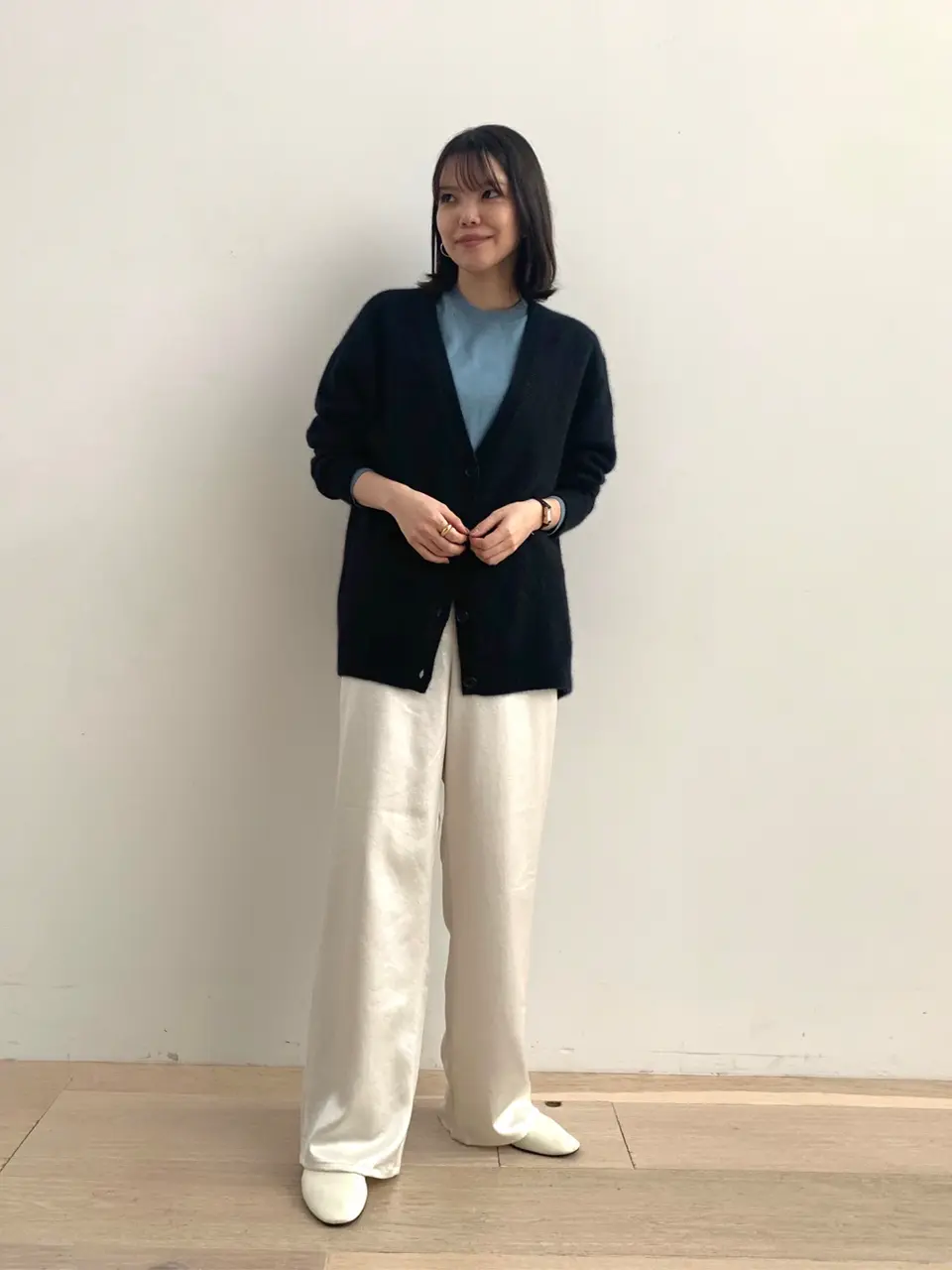 #Newans 若杉 コーディネート画像