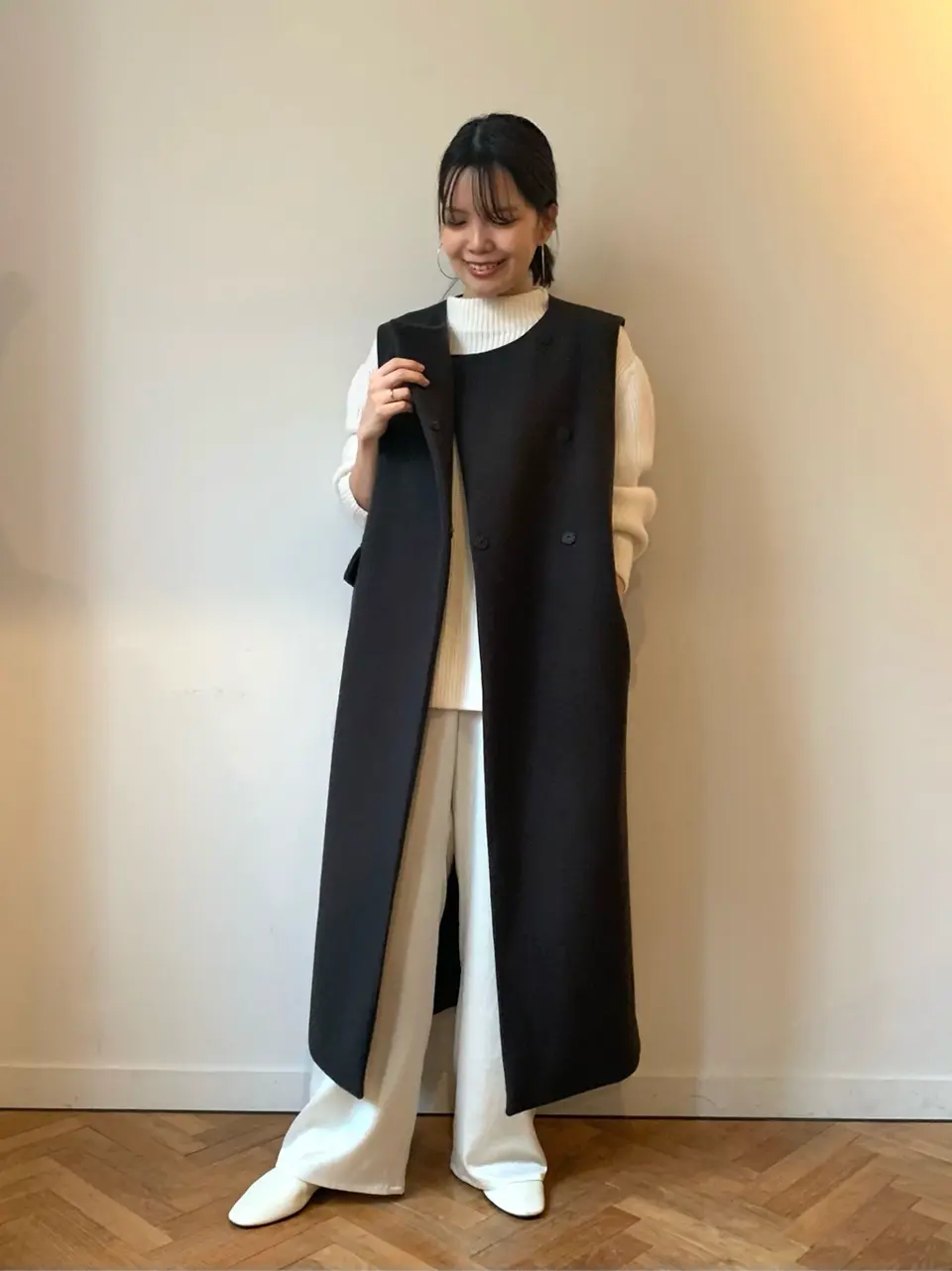 #Newans 若杉 コーディネート画像