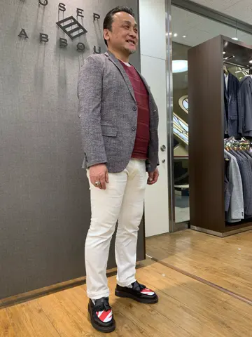 JOSEPH ABBOUD 草野 コーディネート画像