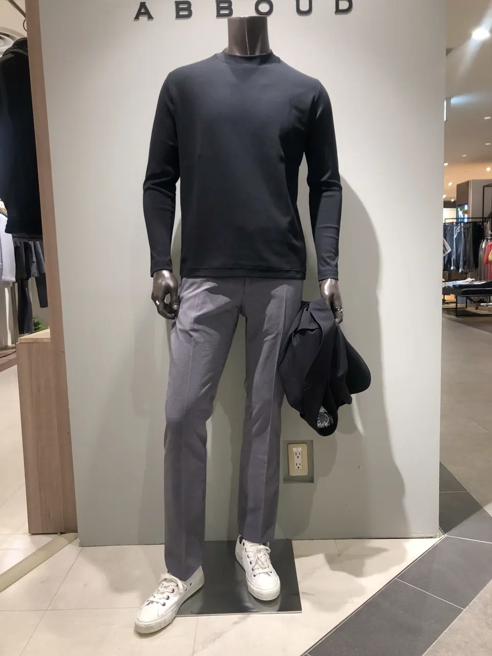 未使用級 JOSEPH ABBOUD リネン L ジャケット オンワード樫山 清涼感／軽量】リネンTOPピケ ジャケット
