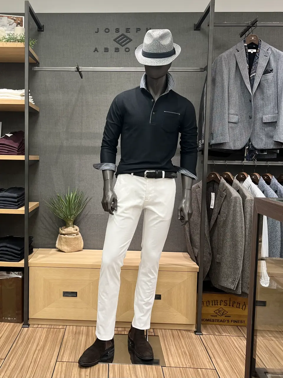 JOSEPH ABBOUD 笠原 コーディネート画像