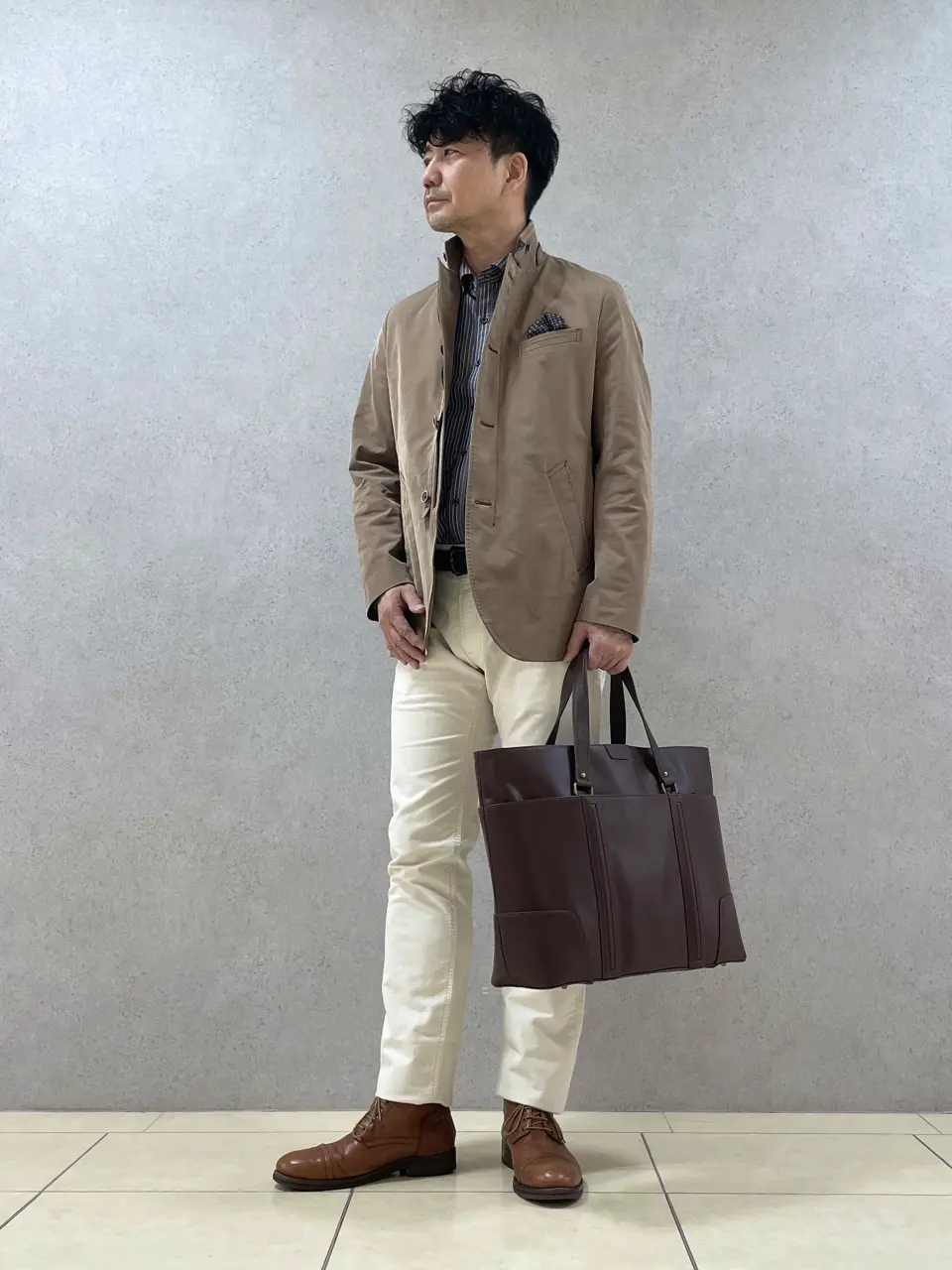 JOSEPH ABBOUD 植岡 コーディネート画像