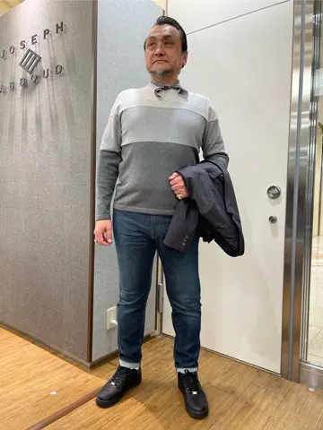 JOSEPH ABBOUD 辰見 コーディネート画像