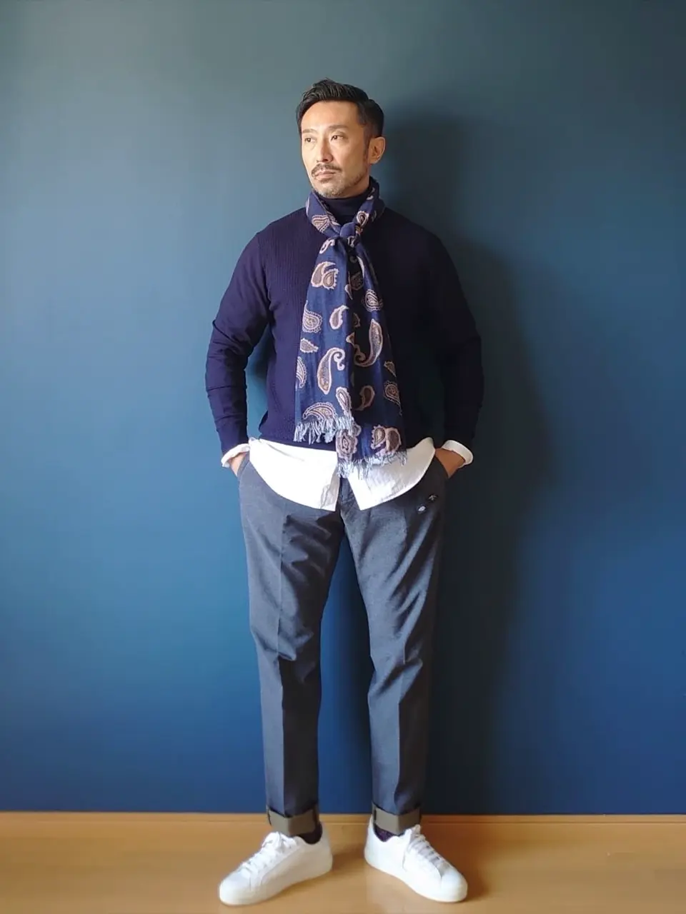 JOSEPH ABBOUD 安東 コーディネート画像