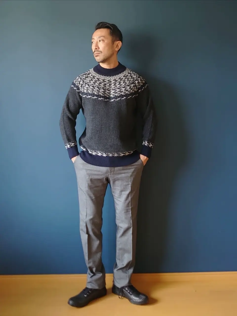 JOSEPH ABBOUD 安東 コーディネート画像