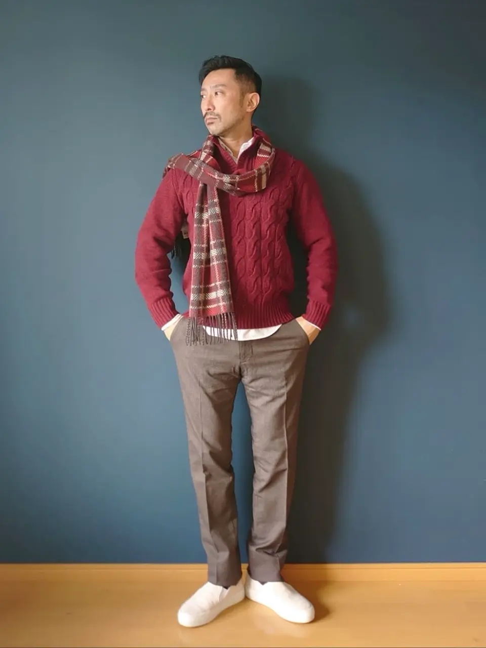 JOSEPH ABBOUD 安東 コーディネート画像