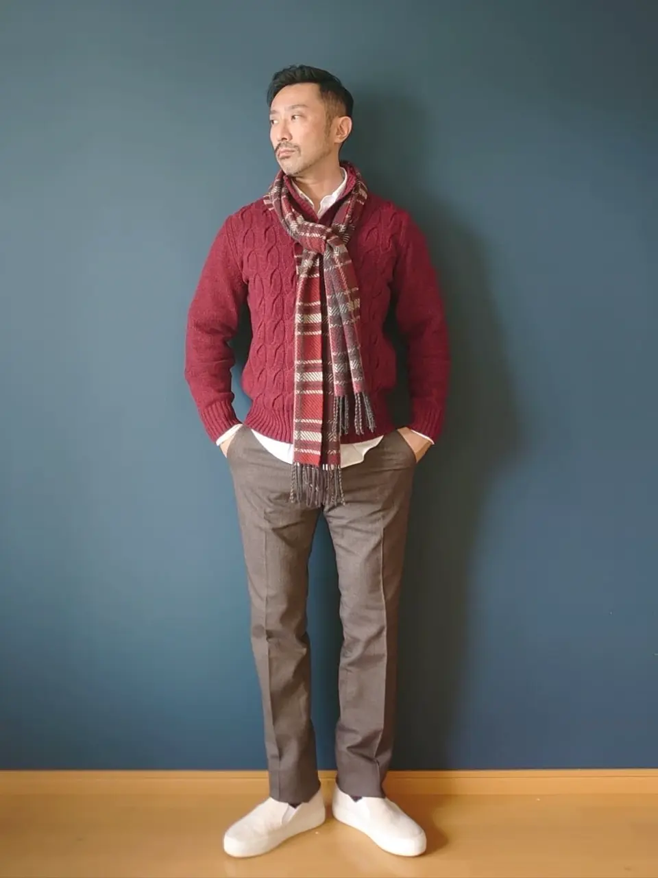 JOSEPH ABBOUD 安東 コーディネート画像