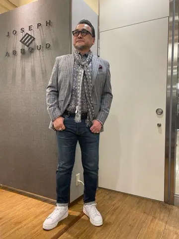 JOSEPH ABBOUD 辰見 コーディネート画像