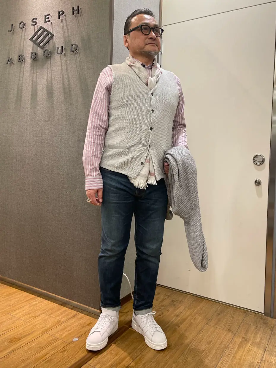 JOSEPH ABBOUD 辰見 コーディネート画像