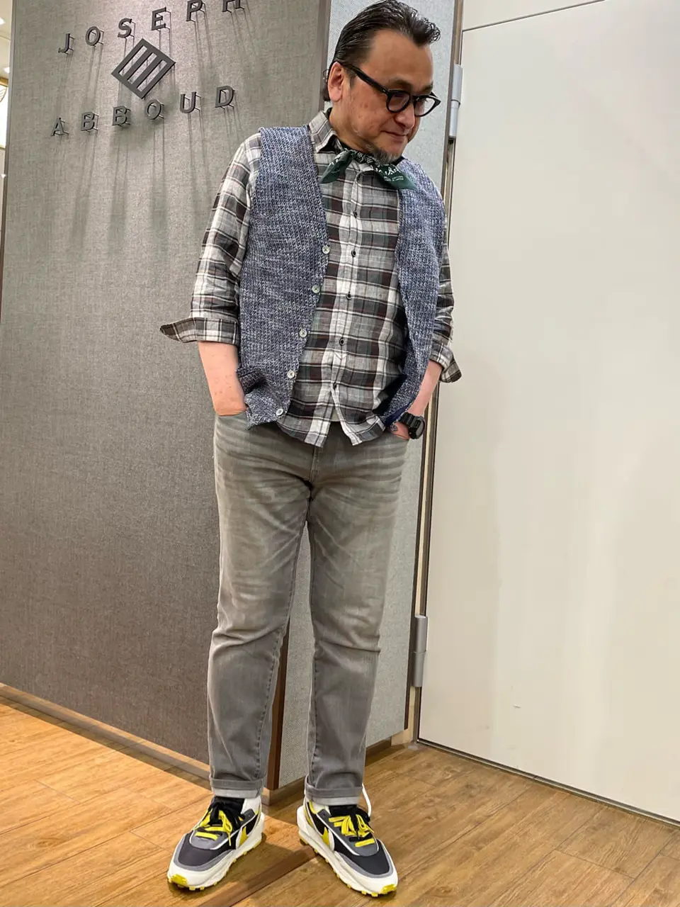 JOSEPH ABBOUD 辰見 コーディネート画像