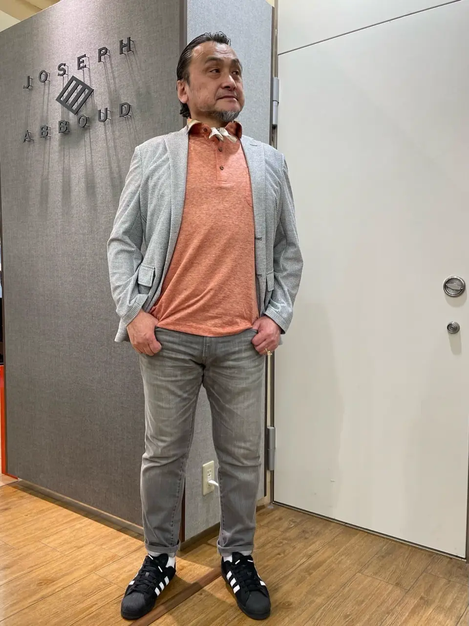 JOSEPH ABBOUD 辰見 コーディネート画像