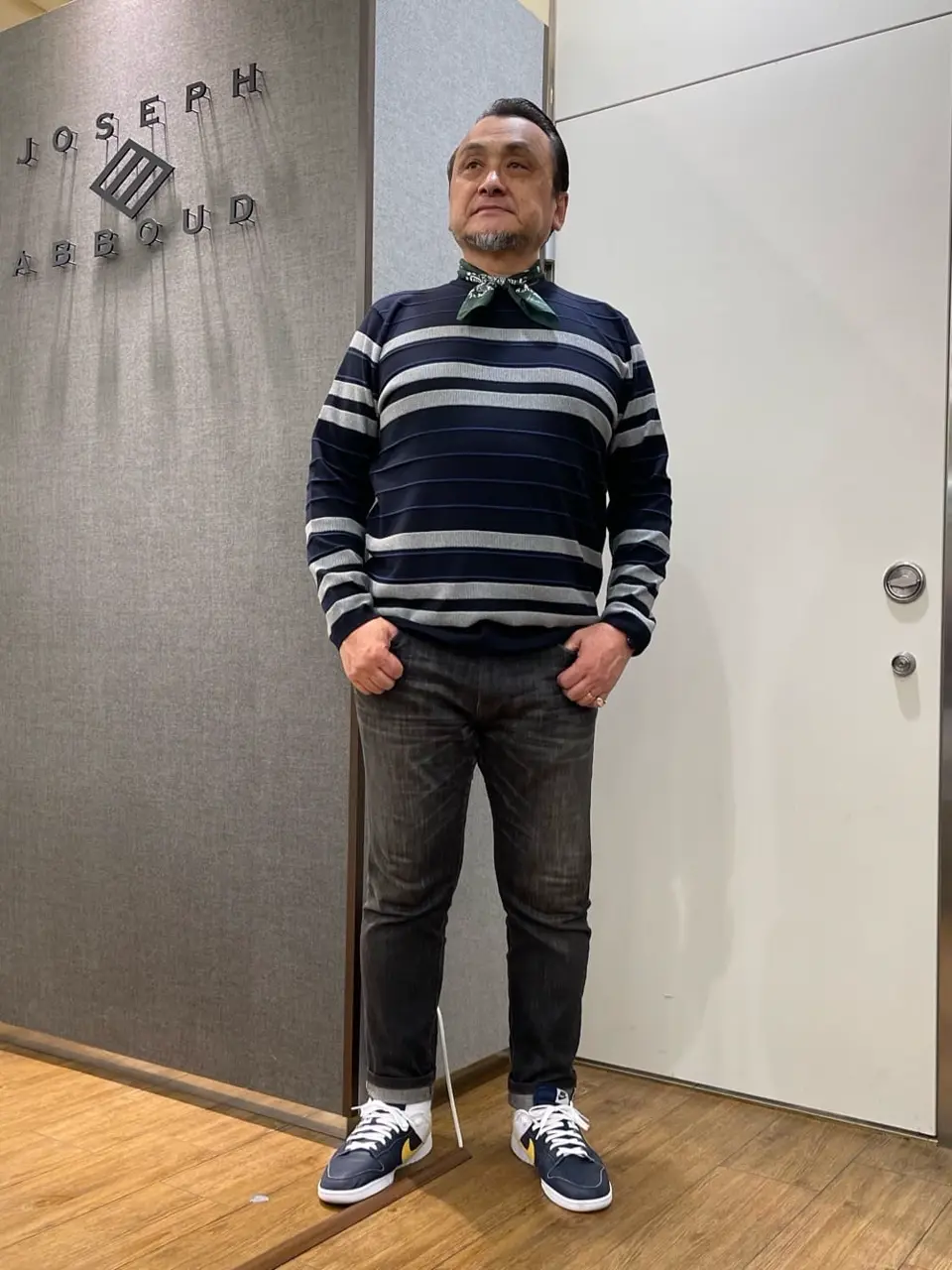 JOSEPH ABBOUD 辰見 コーディネート画像