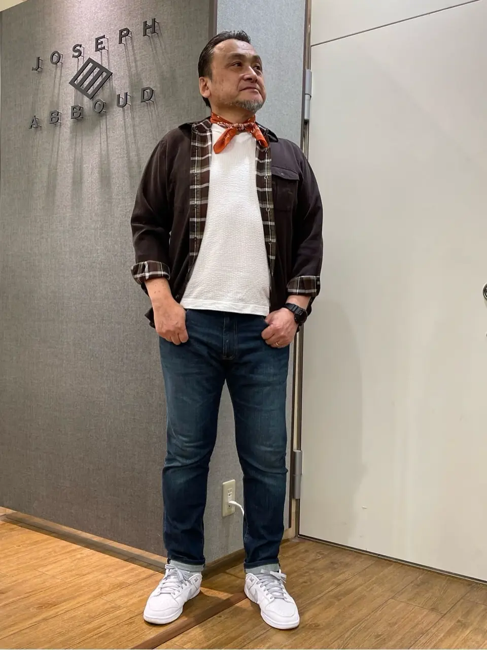 JOSEPH ABBOUD 辰見 コーディネート画像